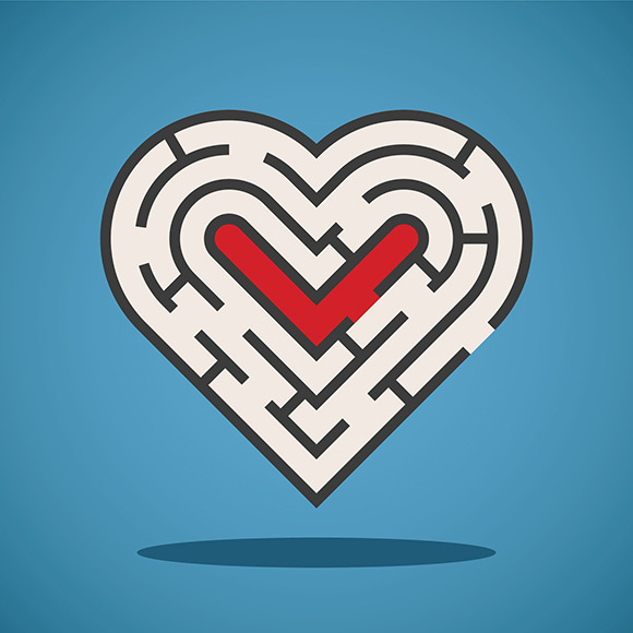 Heart Shape Maze Heart Shape Maze