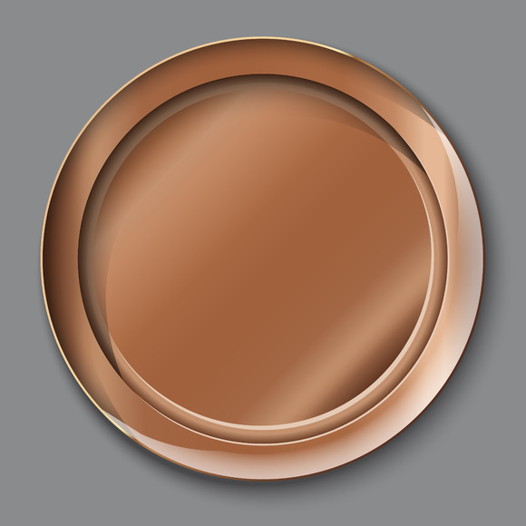 Empty Copper Plate
