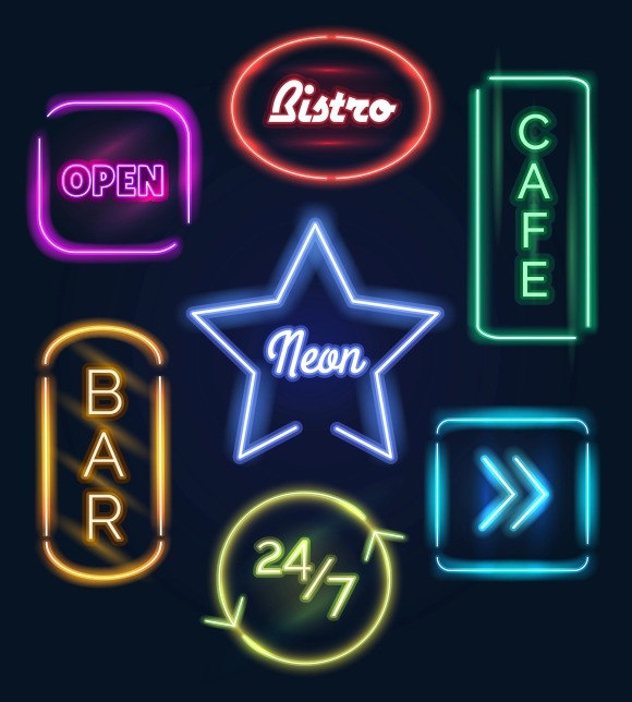 Coffee And Bar Neon Signs