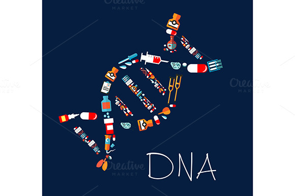 Model Of DNA Helix Icon