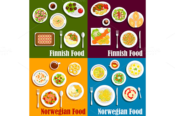 Finnish And Norwegian Cuisine