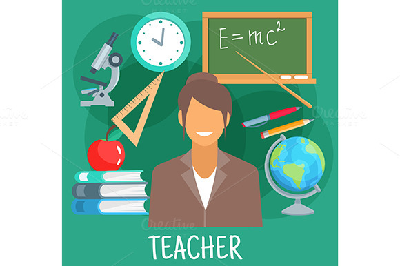 Teacher Profession Icons