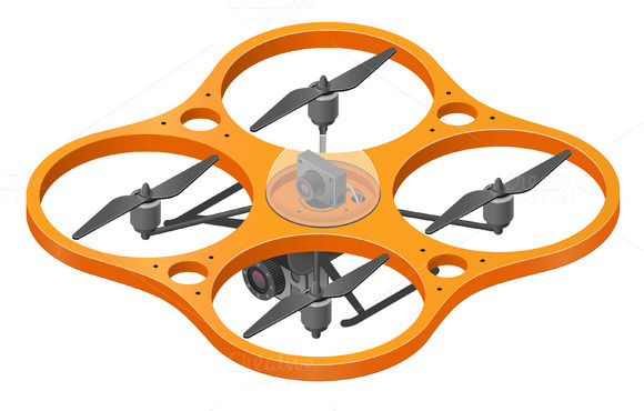 Remote Aerial Drone With A Camera