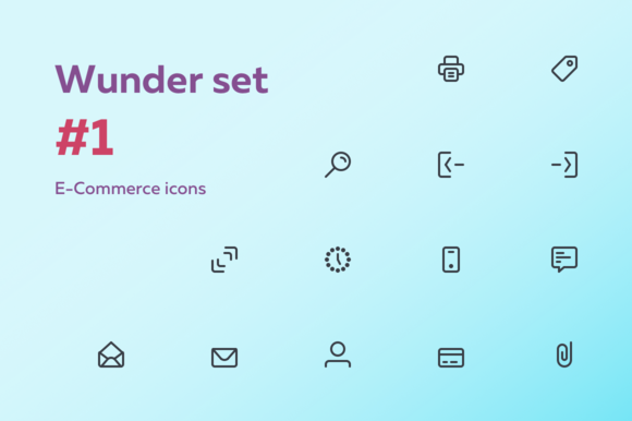 #1 E-Commerce Icons