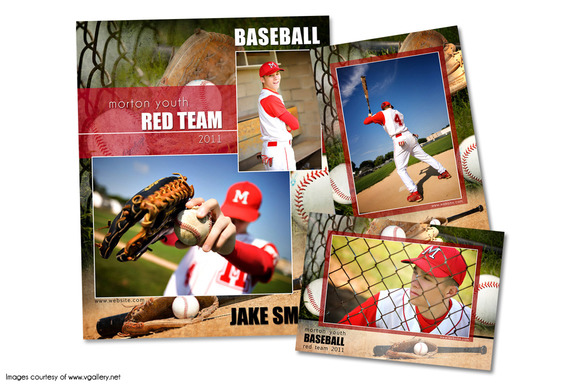 Baseball Memory Mate Template Pack C