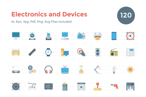 120 Flat Electronics And Devices
