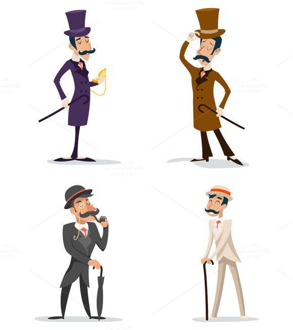 Victorian Gentleman ~ Illustrations on Creative Market