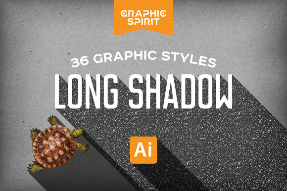 LONG SHADOW Styles For Illustrator