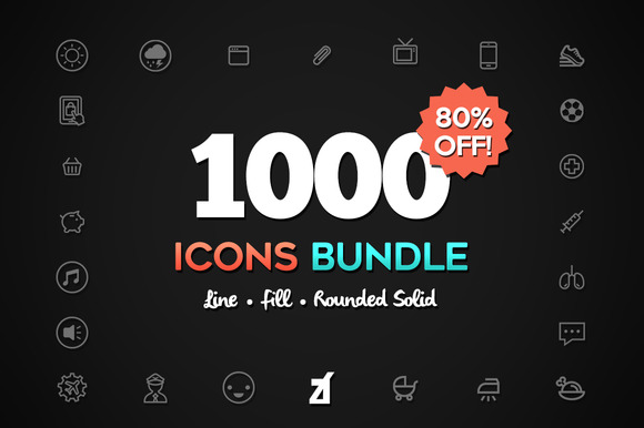 1000 icons bundle - Saving pack!! - Icons