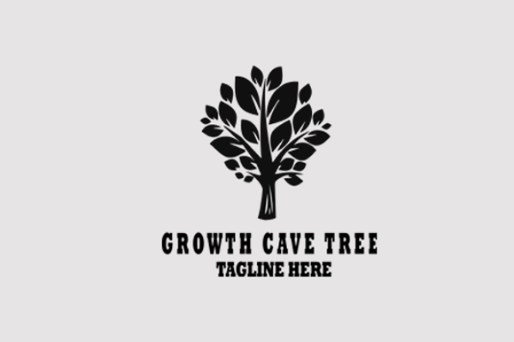 Growth Cave Tree Logo