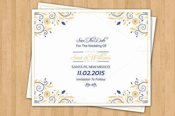 Wedding Save The Date Template
