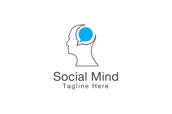 Social Mind Logo Template