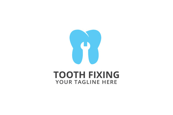 Tooth Fixing Logo Template