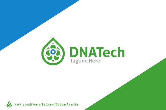 DNA Tech Logo Template