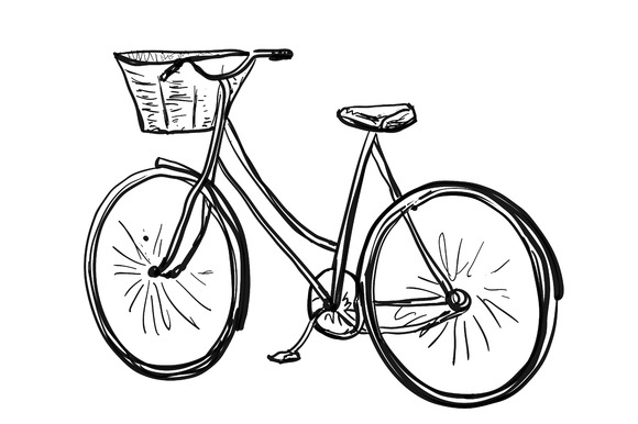 Bicycle Sketch Sport Poster