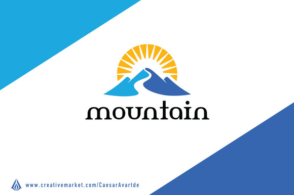 Mountain Way Logo Template