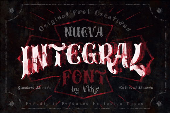 Integral Font By VTKS