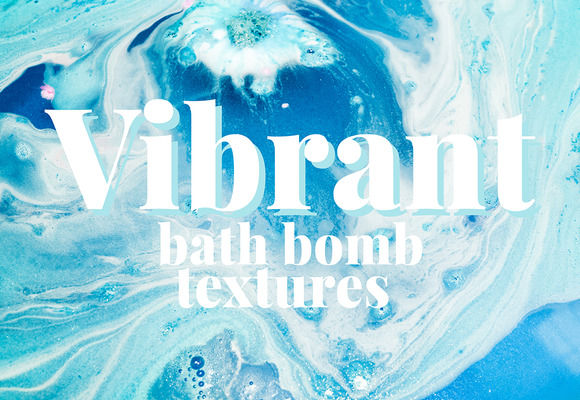 Vibrant Bath Bomb Textures