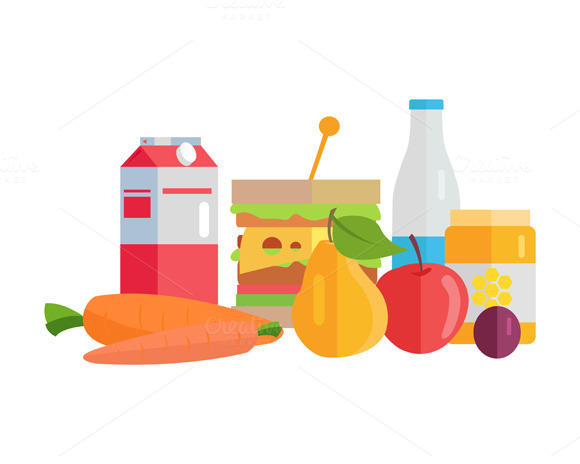 Food Concept Illustration
