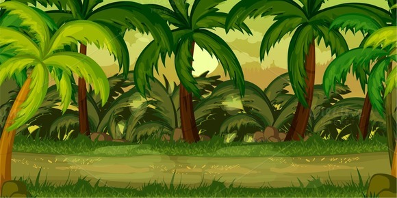Jungle Game Background
