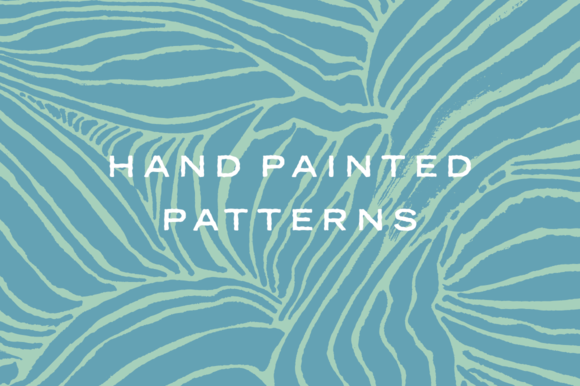 Vector Hand Painted Patterns