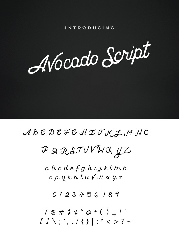 Avocado Script