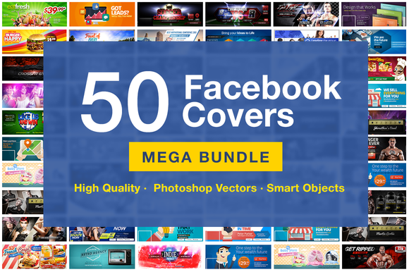 %50 OFF 50 FB Covers Mega Bundle