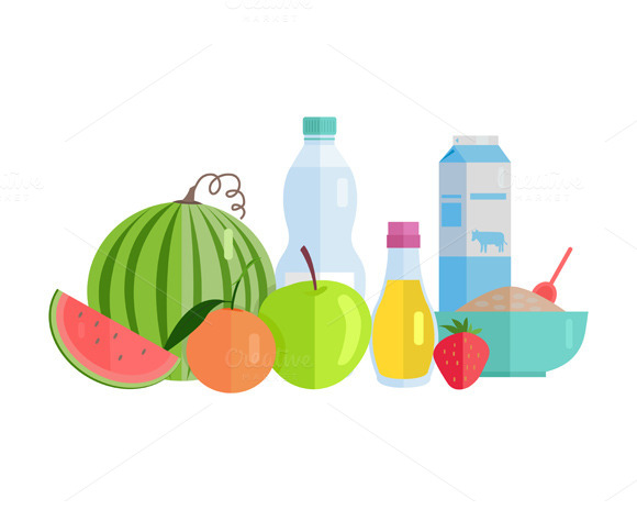 Food Concept Illustration