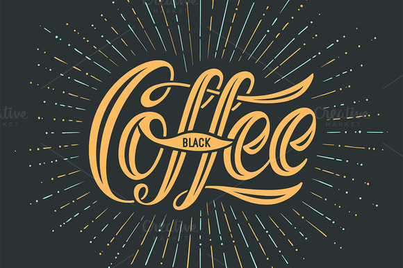 Coffee Hand-drawn Lettering