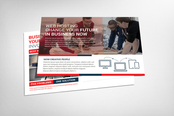 Web Hosting Business Postcard Web Hosting Business Postcard