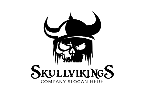 Viking Skull Logo Viking Skull Logo