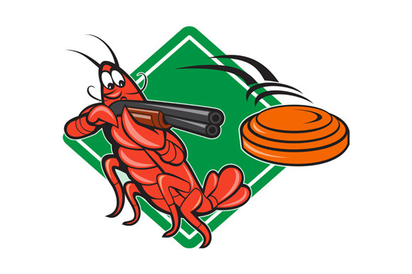 Crayfish Lobster Target Skeet Shoot
