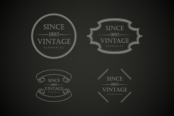 Vintage Logo Graphics Badges Vintage Logo Graphics Badges