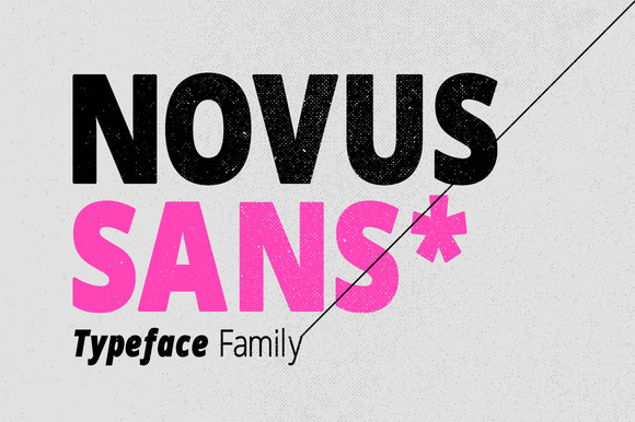 Novus Sans Typeface Family