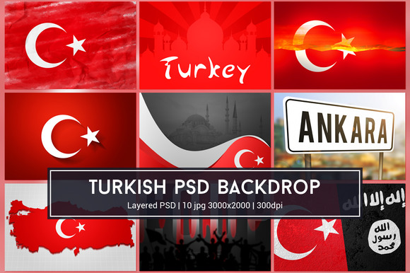 Turkish Background PSD