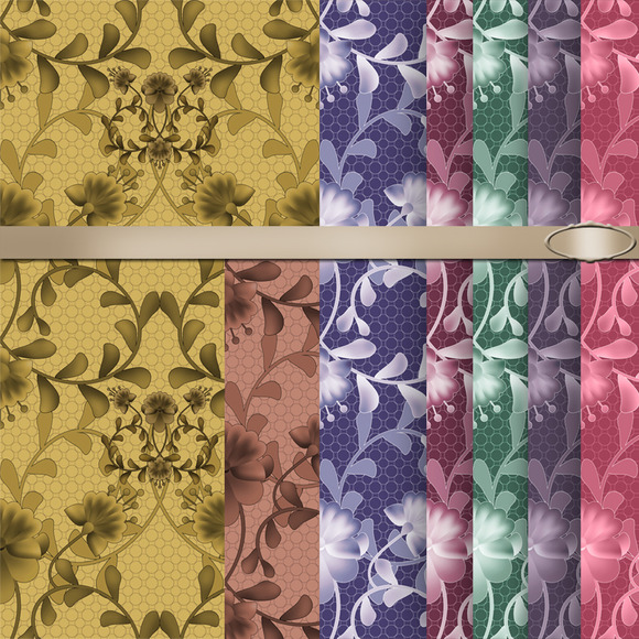 7 Floral Pattern For Textile