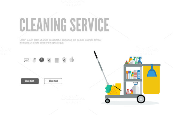 Banner For Cleaning Company