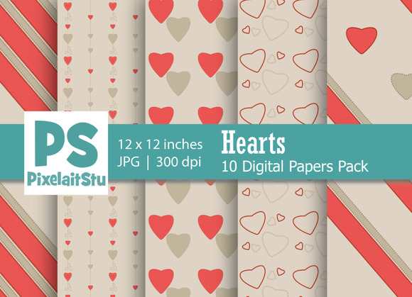 Valentine Hearts Pattern