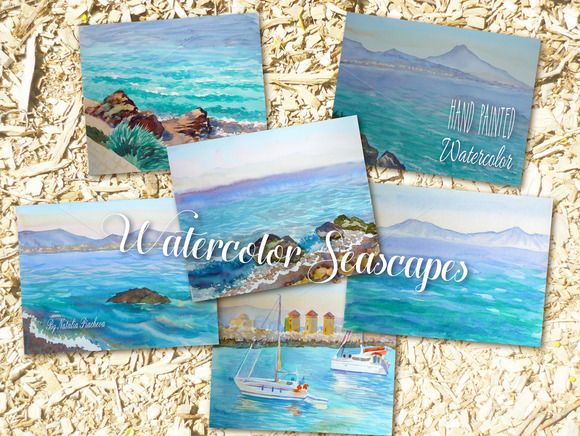 Watercolor Seascapes