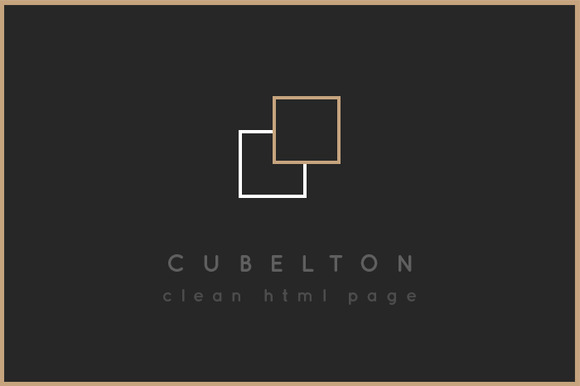 Cubelton Modern HTML Theme