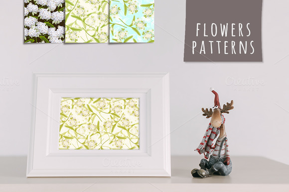 Linden Flower Pattern Set
