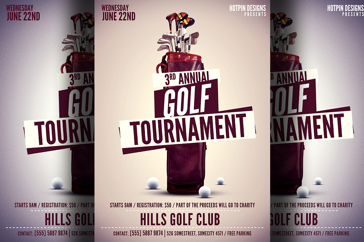 Golf Tournament Flyer Template Flyer Templates On