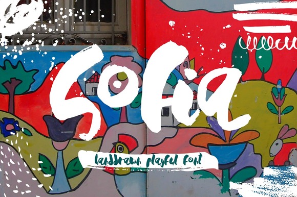 Sofia - Handdrawn Playful Font - Script