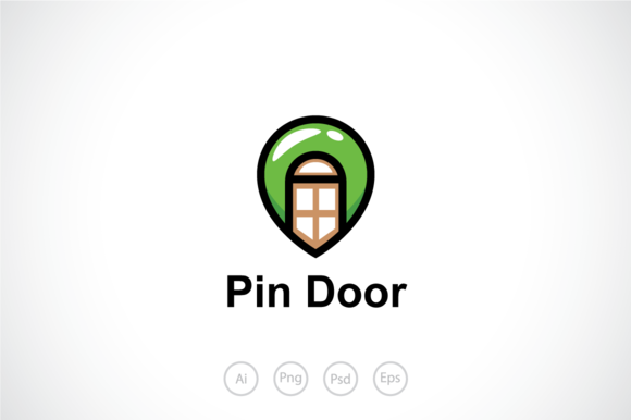 Map Pin Door Logo Template Map Pin Door Logo Template