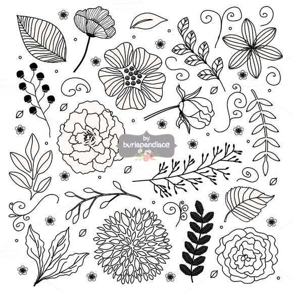 free rustic flower clipart - photo #7