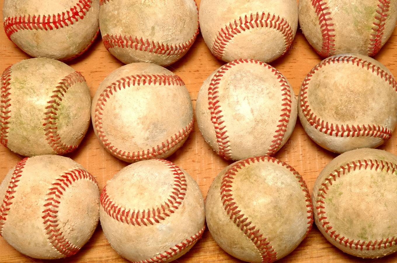 Used Baseballs Sports Photos on Creative Market