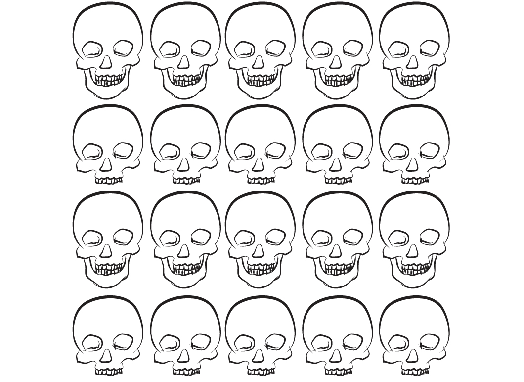 Seamless pattern of skull ~ Patterns on Creative Market