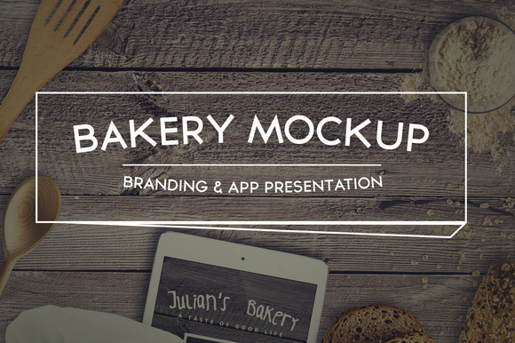 whats a mockup 3d on Product Bakery Mockups Creative ~ Mockup Market