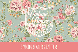 Vintage seamless patterns Vol.1