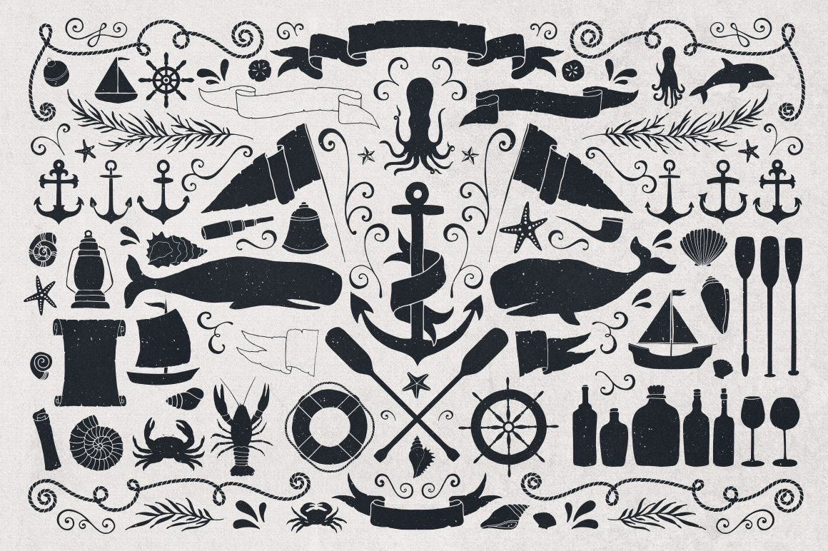 Download The Nautical Vector Pack ~ Illustrations on Creative Market